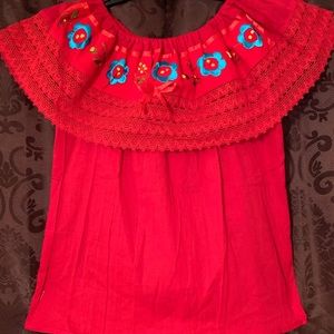 Embroidered Mexican Blouse